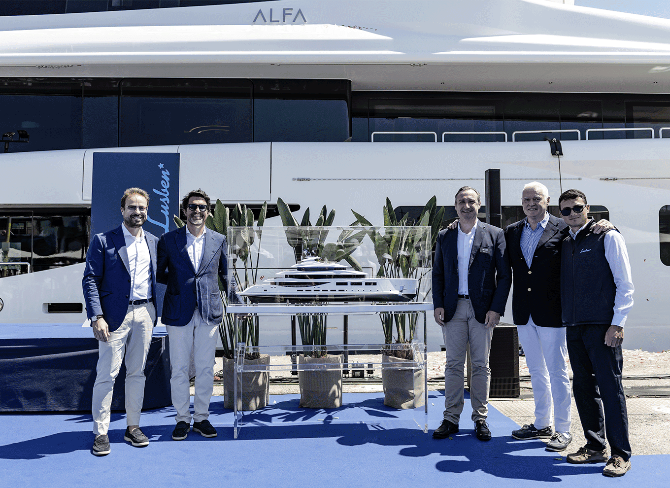 DELIVERY CEREMONY M/Y ALFA